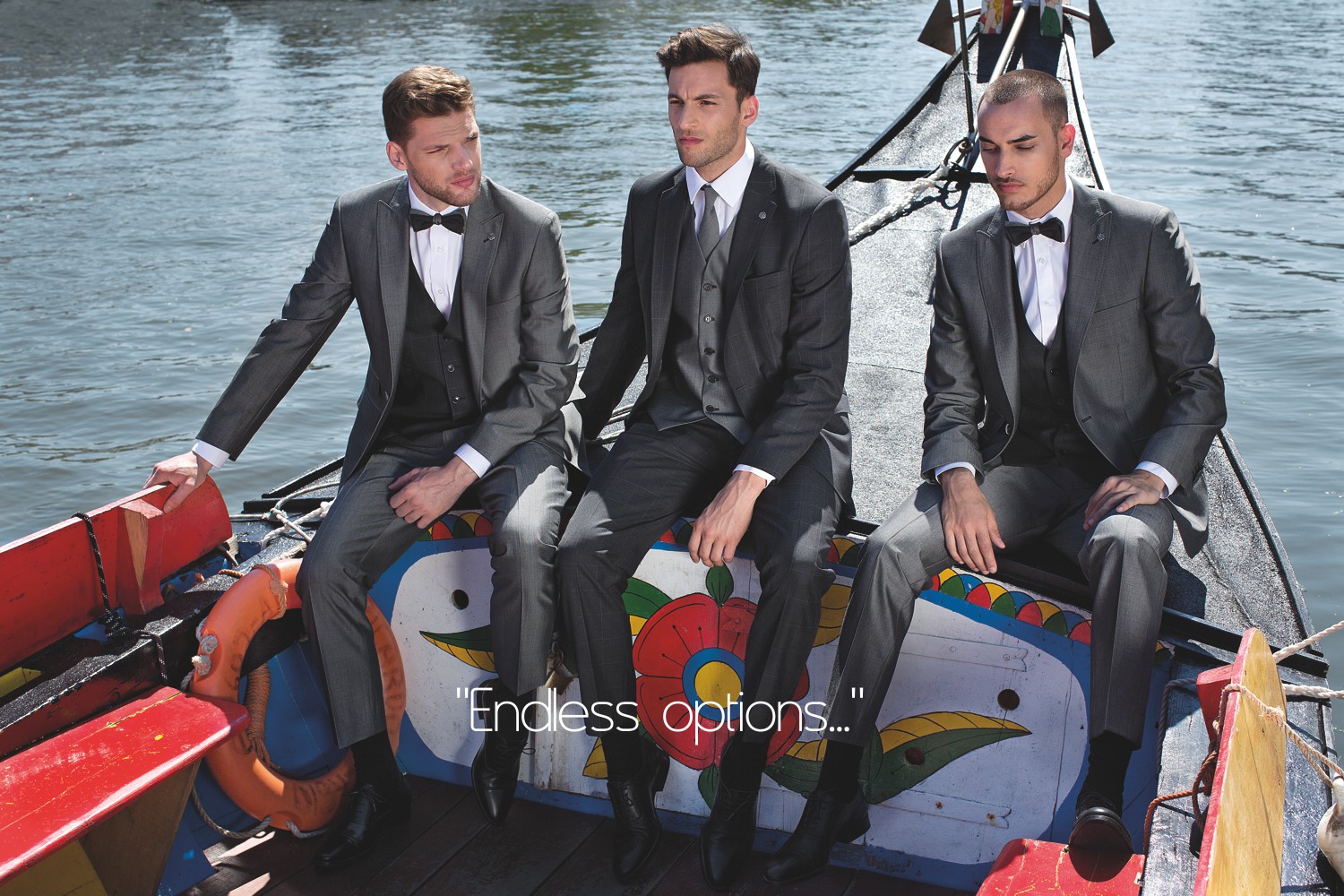 suit-hire-wedding-bow-tie-grey